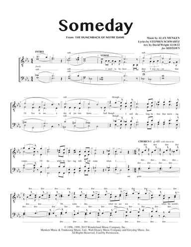 Someday (arr. David Wright)