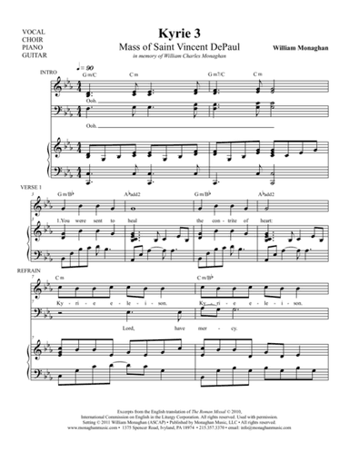 Kyrie - setting 3 - Mass of St. Vincent DePaul