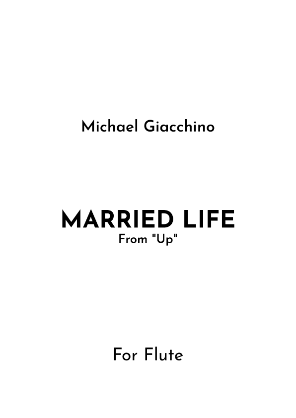 Married Life (arr. Jireh J.)