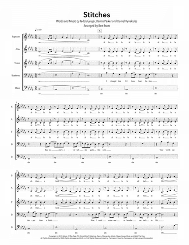 Stitches (arr. Ben Bram)