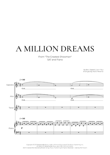 A Million Dreams (arr. Pedro Merendi)
