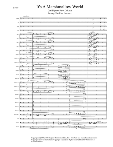 A Marshmallow World (arr. Paul Hemmer)