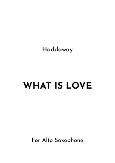 What Is Love (arr. Jireh J.)