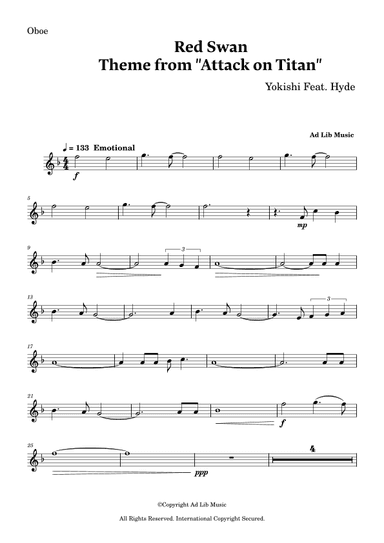 Red Swan (arr. Charles Lam)
