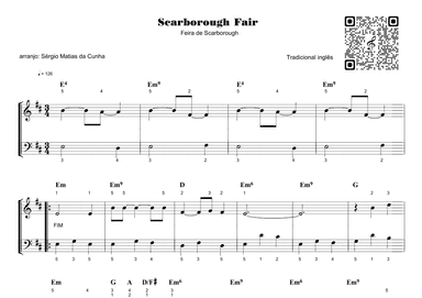 Scarborough Fair - feira de scarborough (arr. Sérgio Matias da Cunha)