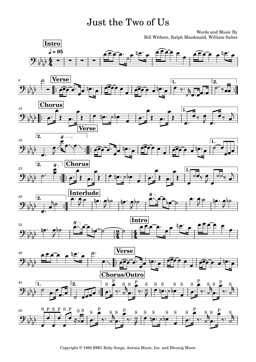Just The Two Of Us (arr. Marcus Gram Jacobsen)