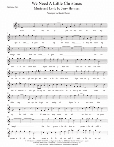 We Need A Little Christmas (arr. Kevin Busse)