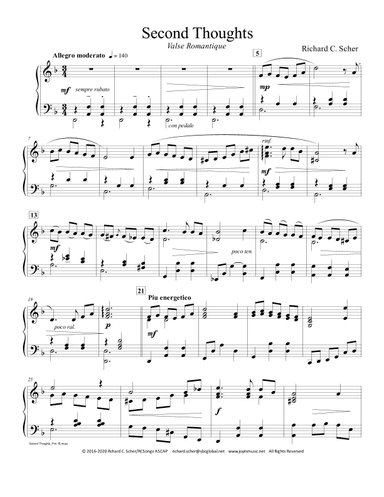 Second Thoughts Waltz