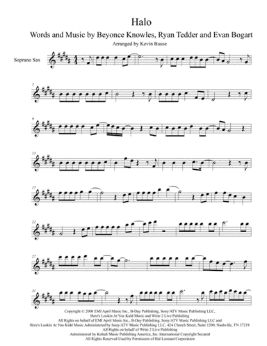 Halo (arr. Kevin Busse)