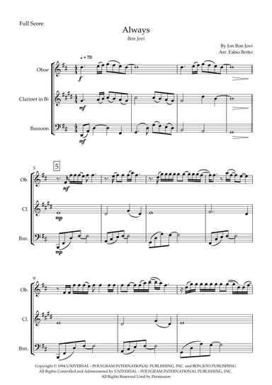 Always (arr. Fabio Britto)