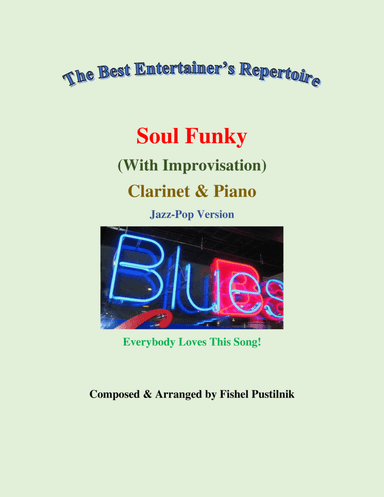 "Soul Funky" Piano Background for Clarinet and Piano-Video