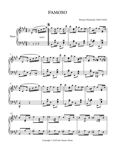 FAMOSO (arr. Islo Nantes)