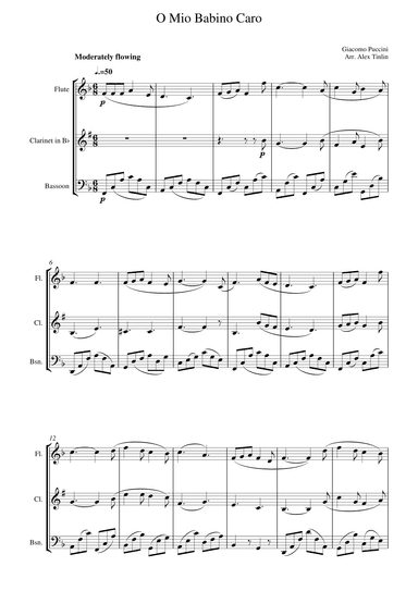 O Mio Babino Caro (arr. Alex Tinlin)