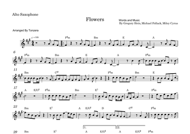 Flowers (arr. Tonzera)