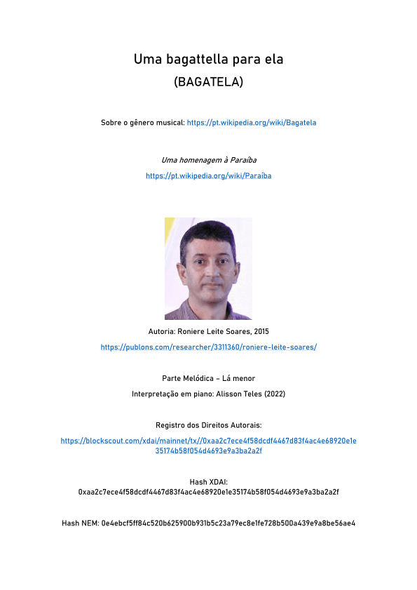 Uma bagattella para ela