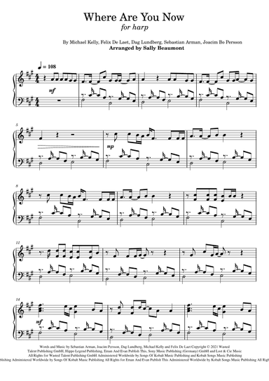 Where Are You Now (arr. Sally Beaumont)