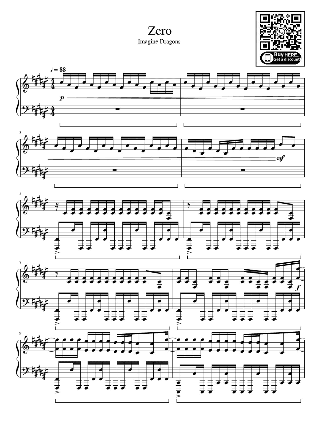 Zero (arr. eduardo)