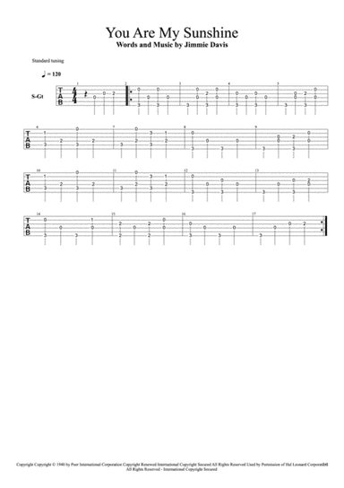 You Are My Sunshine (arr. Andy Crowley)