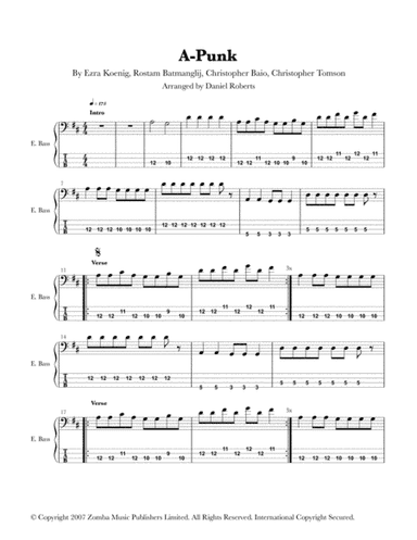 A-punk (arr. Daniel Roberts)