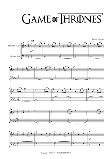 Game Of Thrones (arr. Cadenza Editions)