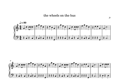 Wheels On The Bus (arr. julio cesar)