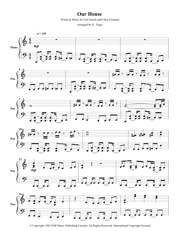 Our House (arr. G. Tiago)