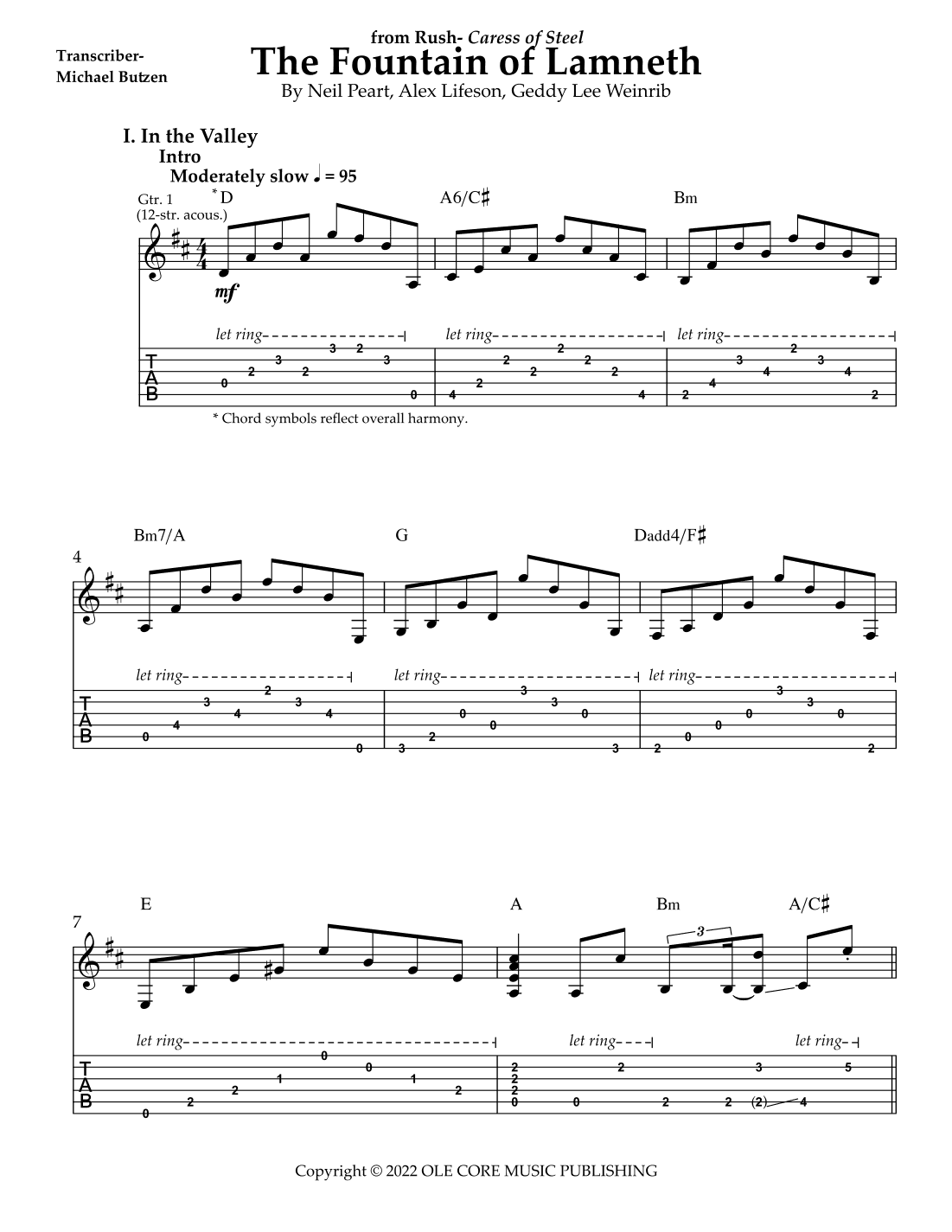 The Fountain Of Lamneth (arr. Transcriber- Michael Butzen)