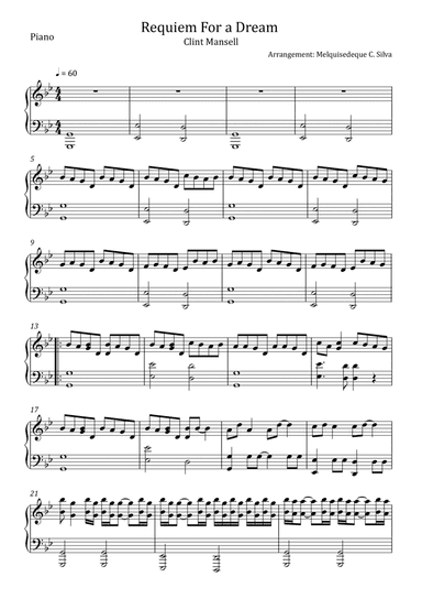 Requiem For A Dream (arr. Melquisedeque C.Silva)