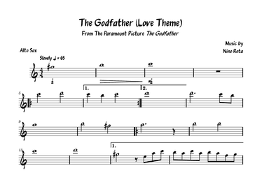 The Godfather (love Theme) (arr. David Lartey)