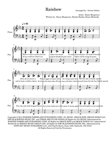 Rainbow (arr. Jerome Stokes)