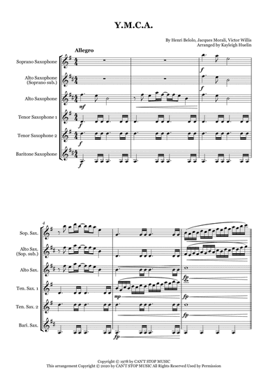 Y.m.c.a. (arr. Kayleigh Huelin)
