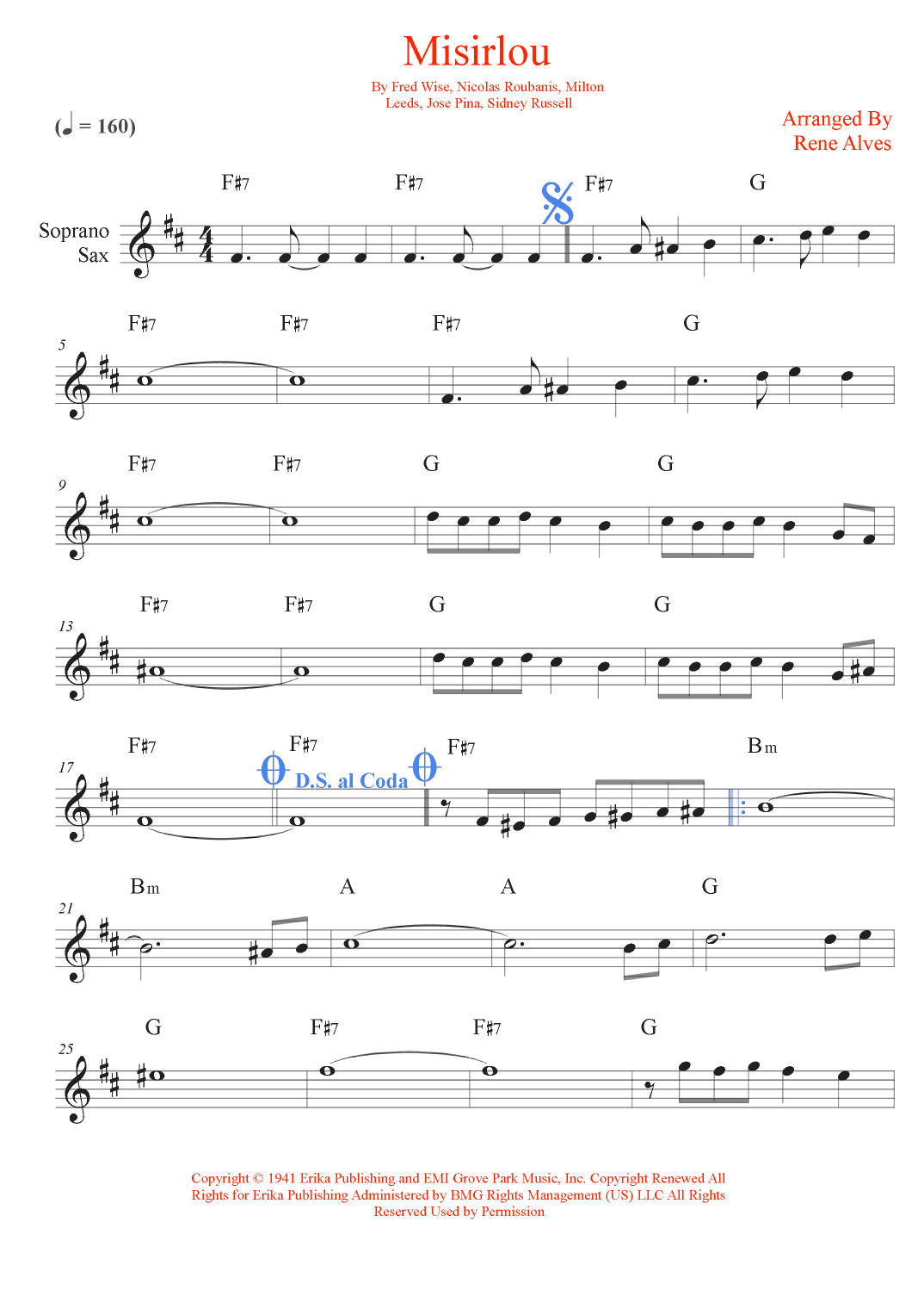 Misirlou (arr. Rene Alves)