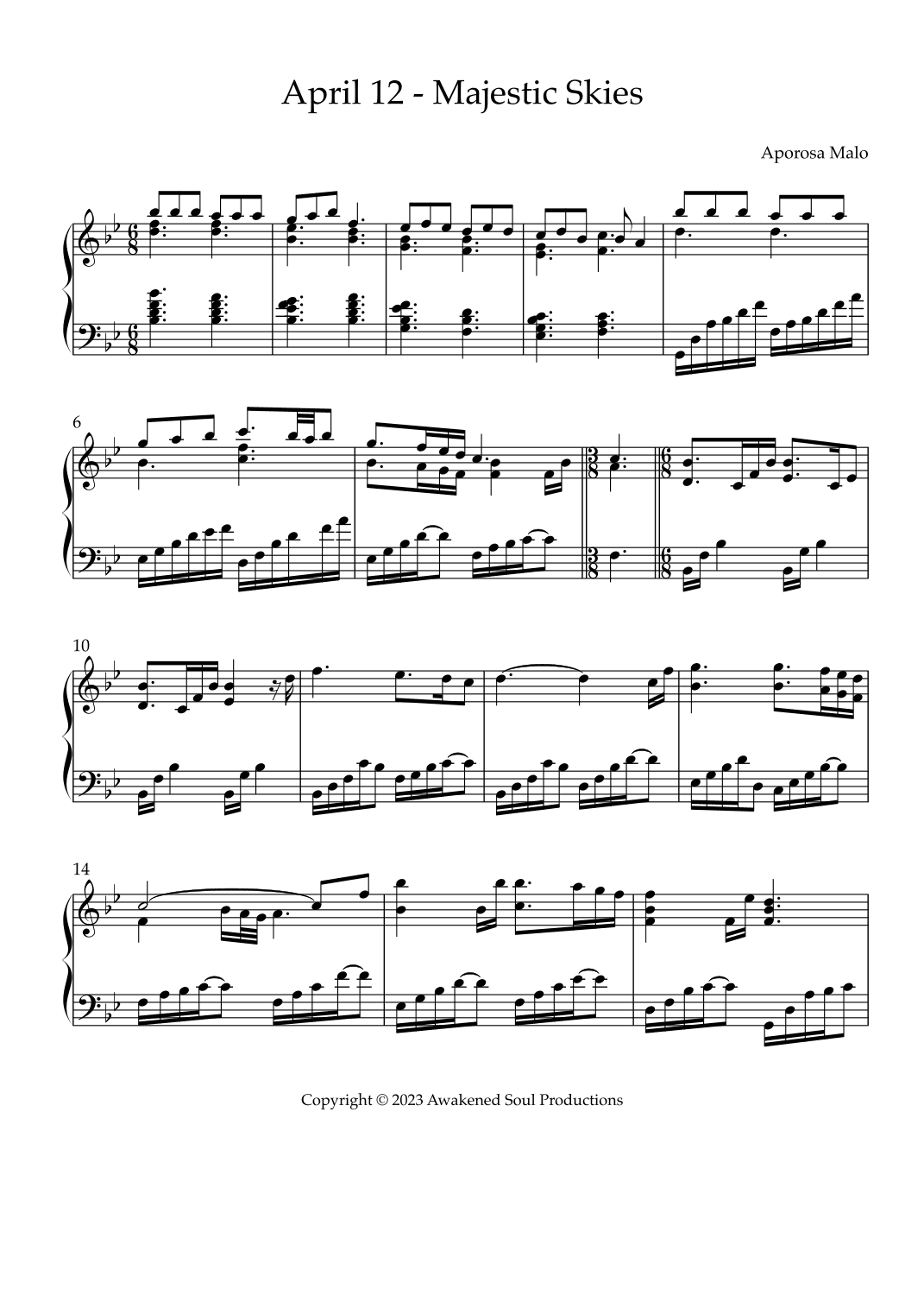 April 12 - Majestic Skies