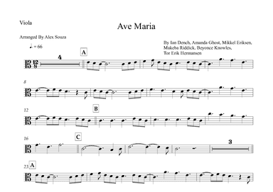 Ave Maria (arr. Alex Souza)