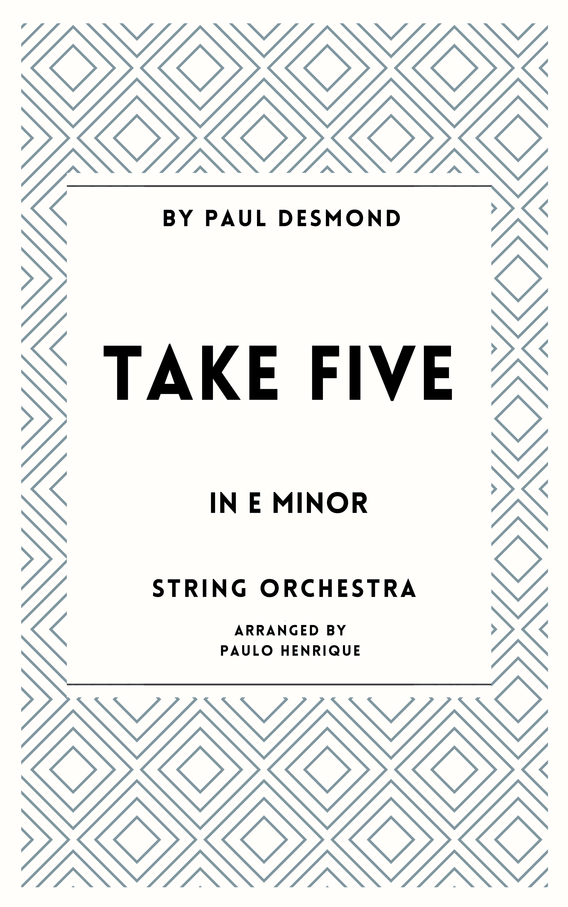 Take Five (arr. Paulo Henrique)