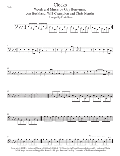 Clocks (arr. Kevin Busse)