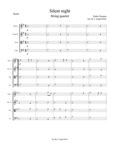 Silent night (arr. José angel Ortiz ramirez)
