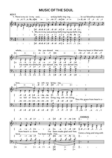 Music of the soul (arr. Unknown)