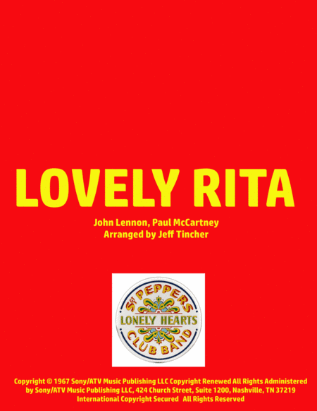 Lovely Rita (arr. Jeff Tincher)