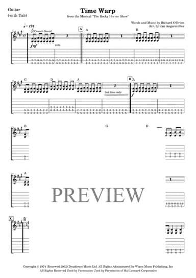 Time Warp (arr. Jan Angermüller)