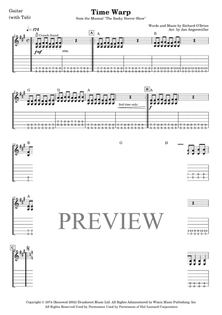 Time Warp (arr. Jan Angermüller)