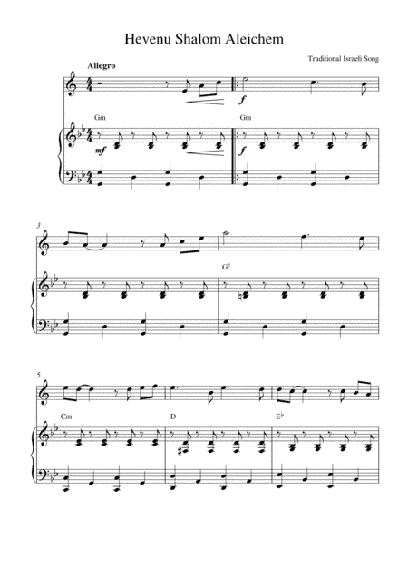 Hevenu Shalom Aleichem (arr. Kaiserin Rebecca)