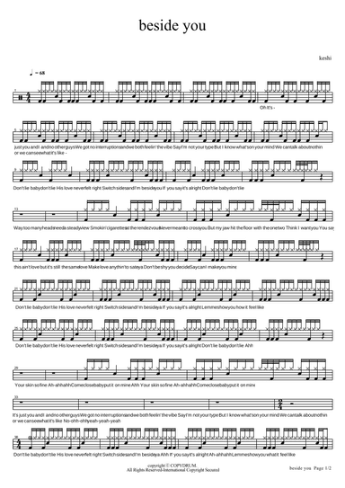 Beside You (arr. COPYDRUM)