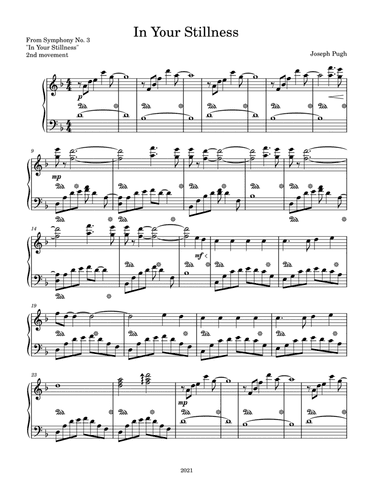 Concerto # 10 "In Your Stillness" 1st movement