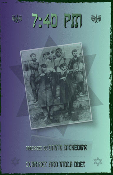 7.40pm, Traditional Klezmer tune for Clarinet and Viola Duet (arr. David McKeown)