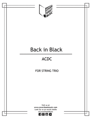Back In Black (arr. Jose Quintana)