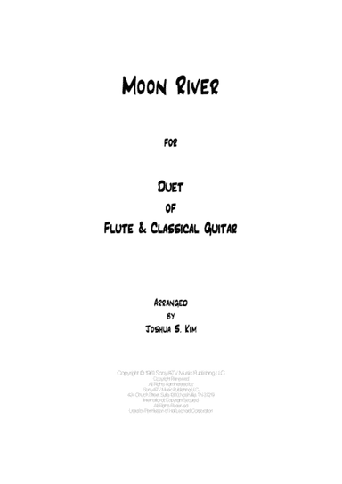 Moon River (arr. Joshua S. Kim)