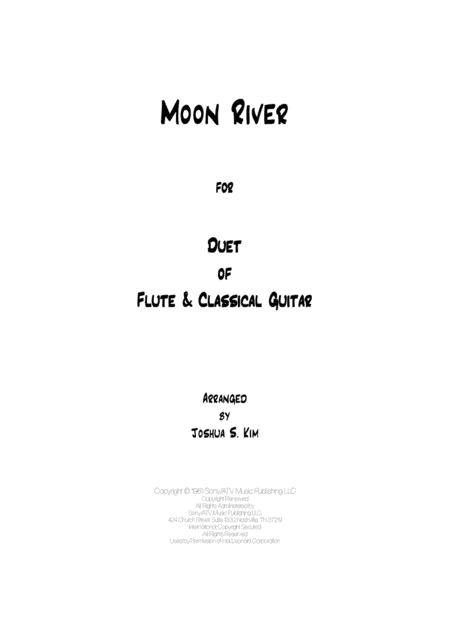 Moon River (arr. Joshua S. Kim)