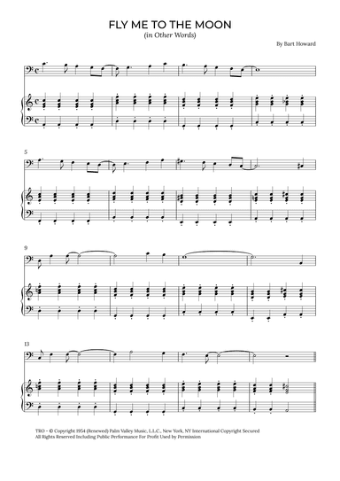 Fly Me To The Moon (in Other Words) (arr. Alex Nunes Rodrigues)