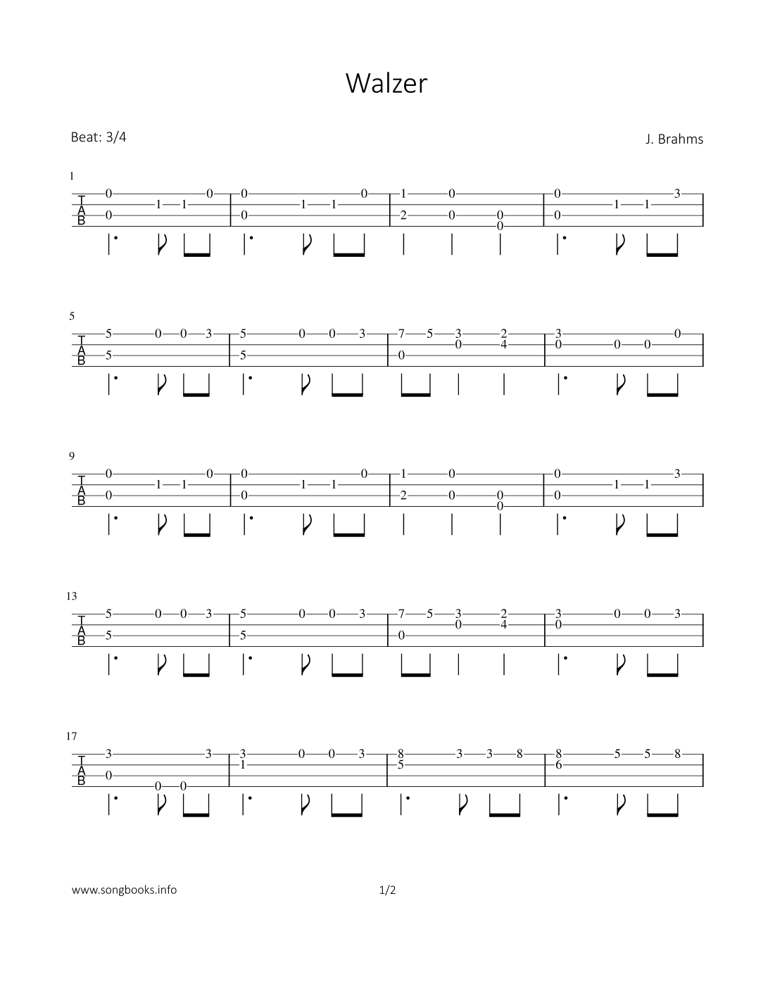 Walzer (arr. Bettina Schipp)